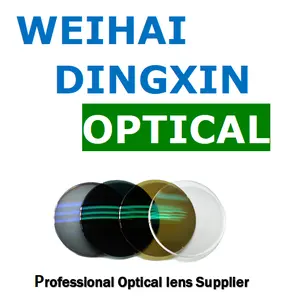 Wdo 1.56 nhựa 70mm Abbe giá trị 38 HMC ống kính quang học màu xanh Cắt Lớp phủ UV400 ống kính photochromic từ Trung Quốc