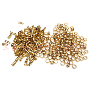 โรงงานผลิตแกนทองแดงแบบสวม ขนาดแกน 4 มม. ความยาวปลอก 10 มม. สำหรับท่อน้ำมัน แบบกดเข้ารูทรงกลม - Product Image 1