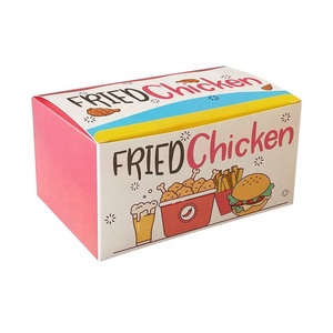 Boîte à emporter personnalisée pour <span class=keywords><strong>poisson</strong></span> et frites, emballage alimentaire en papier, boîte à emporter pour poulet frit, restauration rapide, logo personnalisé, conteneur alimentaire - Product Image 2