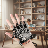 ACEBOTT NUEVO Kit de Guantes Robóticos con Sensores para Educación STEM, Programación en Python DIY, Kit de Aprendizaje de Robótica Inteligente para Arduino
