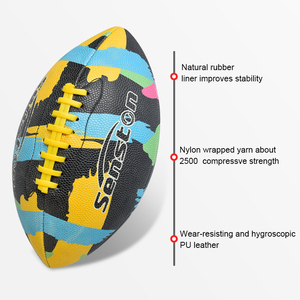 Ballon de rugby OEM taille officielle 9, ballon de rugby pour match de football américain - Product Image 3