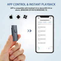 Z6 Mini enregistreur vocal Android iOS App prend en charge le fonctionnement à un bouton USB rechargeable pour les réunions confidentielles