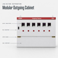 Armoire de distribution intérieure personnalisée pour appareillage basse tension SD 400V, avec armoire d'alimentation GGD, disjoncteur MCCB 630A et compteur de puissance numérique