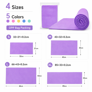 PVA <b>Kitchen</b> Towel Rectangle Non-Woven Fabric Soft Quick-Dry Multi-Color Reusable Cleaning <b>Cloth</b> - Product Image 4