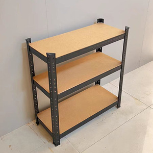 Steel Wood Shelving Unit Adjustable Storage Rack Living Room Bookcase Multi Tiered Display Shelf Neatening <b>Organizer</b> - Product Image 3