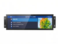 Écran LCD haute luminosité pour affichage d'informations aux passagers, pour publicités et annonces d'arrêt, utilisé dans les transports en bus et en train, 29 pouces