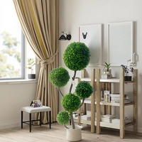 Arbre artificiel sphérique, plante d'intérieur moderne en plastique pour la décoration de la maison et du bureau, verdure élégante pour le bureau