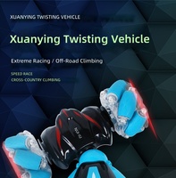 Voiture RC 4x4 à détection gestuelle avec fonction de torsion, haute performance tout-terrain, télécommande 50m, contrôle 4 canaux, utilisation intérieure-extérieure, chargeur inclus