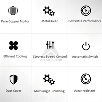 Équipement d'affûtage automatique avec système de contrôle intelligent, affûteuse professionnelle pour outils de coupe spéciaux pour esthéticiennes, affûteuse de ciseaux professionnelle