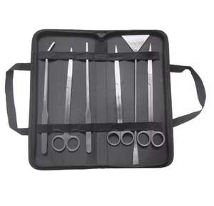 Tan Roestvrijstalen Aquascaping Pincet Visschaar Aquarium Reiniging & Plant Onderhoud Tools - Product Image 6