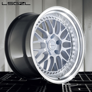 Rines Forjados de 2 Piezas con Borde Escalonado Blanco Brillante de 16 18 20 21 22 24 26 Pulgadas Maza 5x114.3 5x112 5x130 para Autos de Marca para Mercedes BMW RR - Product Image 5