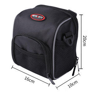 自行车车把包前置储物袋便携式骑行包适用于山地车电动滑板车户外使用 - Product Image 2