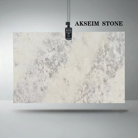 Dalle de quartzite Premium AKS0225, découpée à la machine, moderne, écologique, grande taille, personnalisable, pour comptoir de cuisine, salle de bain, extérieur