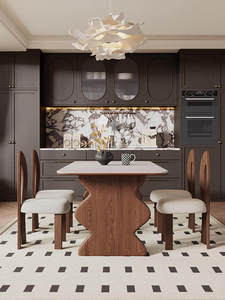 <span class=keywords><strong>Tavolo</strong></span> e sedie da pranzo in legno massello cerato bianco stile retrò francese, unità piccola <span class=keywords><strong>rettangolare</strong></span>, <span class=keywords><strong>tavolo</strong></span> da pranzo in stile antico con piano in roccia - Product Image 6