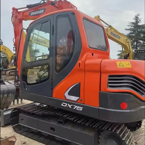 Excavadora pequeña Doosan Dx75 usada de buena calidad, modelo 2021, motor de 7,3 toneladas, caja de cambios, maquinaria de engranajes - Product Image 3