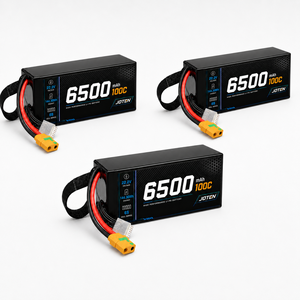 Batterie LiPo JOTEN 6500mAh 6S 22.2V 100C à décharge élevée 144.30Wh pour drone FPV professionnel, fournisseur OEM ODM, directement de l'usine - Product Image 1