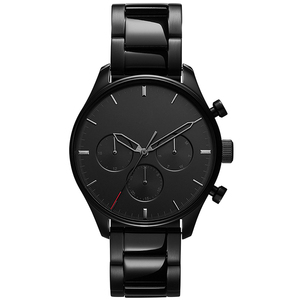 Nouveau modèle <span class=keywords><strong>Skyline</strong></span> OEM ODM cadran propre <span class=keywords><strong>montre</strong></span> multifonction boîtier et bracelet en acier argenté U3069 - Product Image 6