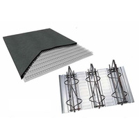 Matériaux de construction, tôle ondulée en acier galvanisé de 0,7 mm, plaque de toiture en acier, plancher en acier, tôle de pont pour dalle en béton