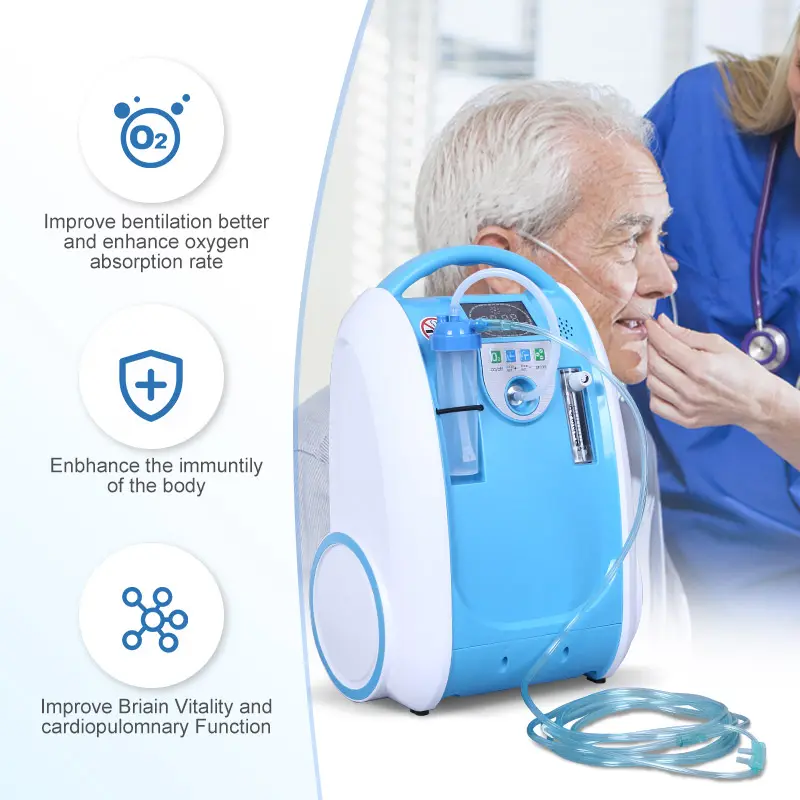 PSA Medical Home Oxigen Generator Machine Facilities 5l Consentrador Porttil De Oxigeno Medicinal Portable Oxygen Concentrator