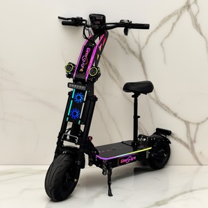 Longue porté<span class=keywords><strong>e</strong></span> 200-300KM G14 <span class=keywords><strong>E</strong></span> Scooter 72v 10000w 15000w double moteur Heavy Duty Geofought Scooter électrique avec signal lumineux à vendre - Product Image 1