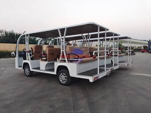 Carrito de Golf Eléctrico Clásico de Alta Calidad para 14 Pasajeros, Económico y Eficiente, Estilo de Lujo, Motor de 72V - Product Image 5