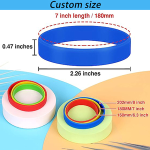 Promosyon hediye ve olaylar için ucuz özel kauçuk bileklik silikon bilezik özel silikon bileklik silikon bilezik - Product Image 3