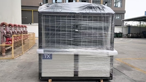 Refroidisseur à vis à air refroidi pour eau chaude, capacité de refroidissement et de <span class=keywords><strong>chauffage</strong></span> 50 kW, <span class=keywords><strong>avec</strong></span> pompe à chaleur pour climatisation - Product Image 4