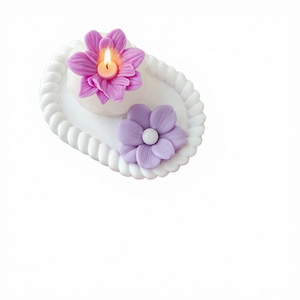 Meka Eco-Friendly Scented Silicone Peony Flower <b>Mold</b> for Resin <b>Cake</b> Soap Candle Tools-Stocked Elegant <b>Mold</b> - Product Image 2