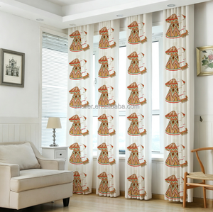 Hochwertige 3D-Druck Traditionelle Äthiopische und Eritreische <span class=keywords><strong>Meskel</strong></span> / Tibeb Design Villa Wohnzimmer Vorhänge für die Hochzeitsfeier - Product Image 1