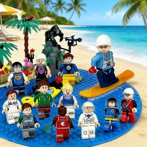 Juguete <span class=keywords><strong>de</strong></span> Bloques <span class=keywords><strong>de</strong></span> Construcción <span class=keywords><strong>de</strong></span> <span class=keywords><strong>Castillo</strong></span> Medieval <span class=keywords><strong>de</strong></span> la Serie Resort Island, Figura <span class=keywords><strong>de</strong></span> Plástico Pequeña <span class=keywords><strong>de</strong></span> Dibujos Animados en 3D, Venta al por Mayor - Product Image 1