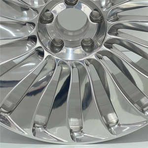 Venta caliente personalizada 18 19 20 21 22 24 pulgadas ruedas forjadas de radios múltiples aleación de aluminio cepillado 98mm/100mm PCD - Product Image 2