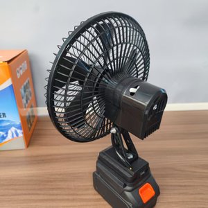 Ventilador Oscilante de 8 Pulgadas con Batería de Litio y Salida de Carga USB; un Éxito de Ventas en el Sudeste Asiático, Oriente Medio y África. - Product Image 5