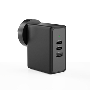 Chargeur pour ordinateur portable et téléphone portable 65W Type-C avec prises EU/US/UK/AU, charge rapide PD/QC, compatible avec les écouteurs - Product Image 3