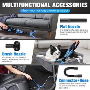 Máy hút bụi mini cầm tay, hút mạnh, dùng cho ô tô và gia đình - Product Image 4