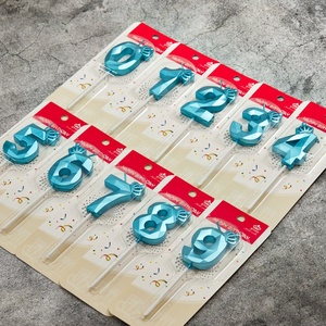 Bougie d'<span class=keywords><strong>anniversaire</strong></span> numérique en cire de paraffine, édition 2026, authentique, style Dia, couronne transfrontalière, or - 50 mm, haut de gamme, à aspiration - Product Image 4