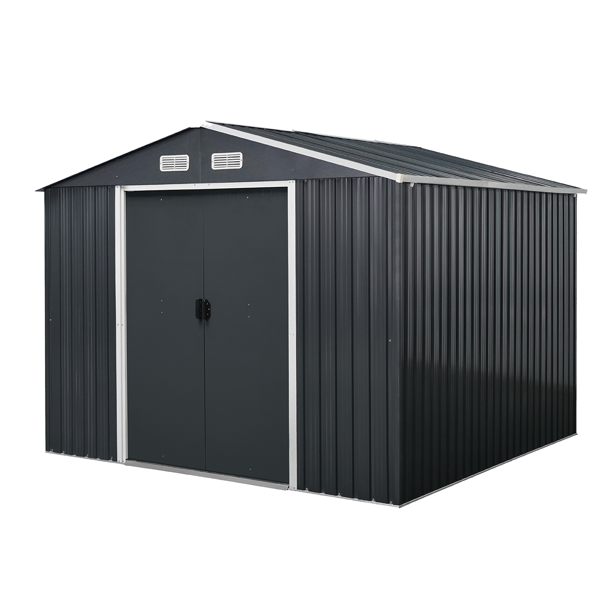 Стальная конструкция 10x8ft, склад, Садовый дом, сарай для самостоятельного хранения
