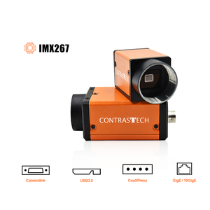 Cámaras Industriales GigE con Soporte para <span class=keywords><strong>Matlab</strong></span>, 9MP, 13fps, IMX267, Procesamiento de Imágenes en Blanco y Negro para Inspección de Visión Artificial - Product Image 2