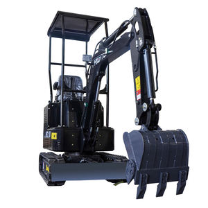 Mini excavadora Excavadora de zanjas de 1 tonelada con pluma oscilante Pulgar hidráulico <span class=keywords><strong>Clib</strong></span> Cubo de 400mm - Product Image 4