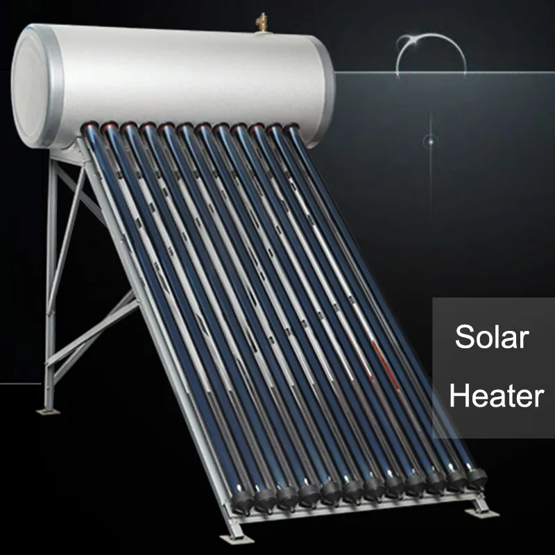 Scaldabagno solare per uso domestico collettore solare in acciaio inossidabile scaldacqua solare a pressione integrata
