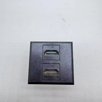 Harga Pabrik, Promo Panas, Modul Soket Ganda Berkualitas dengan Port USB, Rating IP45, Aksesoris untuk Penggunaan Komersial