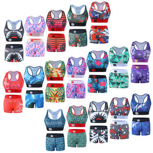 Completo Intimo Firmato Taglie Forti da Donna, Reggiseno e Boyshort 2 Pezzi, Lingerie da Donna, Mutandine Sportive Sexy per Ragazze - Product Image 1