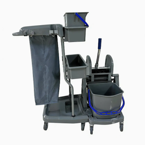 Chariot multifonctionnel détachable <span class=keywords><strong>avec</strong></span> essoreuse et <span class=keywords><strong>seau</strong></span>, chariot de nettoyage pour usage commercial - Product Image 4