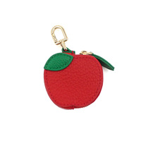 Gantungan Kunci Dompet Buah Populer, Gantungan Kunci Strawberry Apel Semangka Lucu, Liontin Tas, Tempat Koin, Hadiah