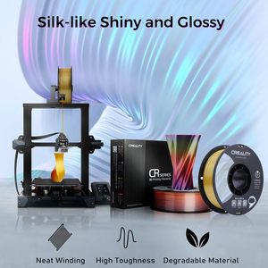 Creality 3D Printer Filament Glossy 1.75mm Soie PLA Multicolore Texture Soie Lisse avec Finition Brillante - Product Image 2