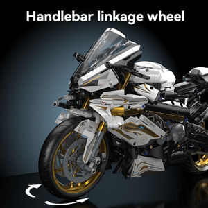 Kit Model Sepeda Motor untuk Dewasa 2078PCS Set Edukasi STEM Mainan DIY Koleksi Plastik ABS - Product Image 3