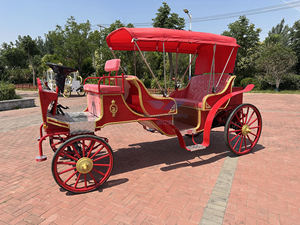 Carruaje eléctrico clásico de estilo europeo para visitas turísticas, boda, lujo, Cenicienta, Metal, calabaza, caballo, carro, favores a la venta - Product Image 4