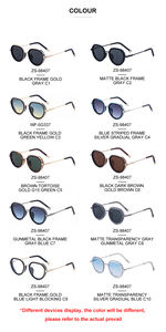 Lunettes de soleil rondes de style punk rétro personnalisées avec logo Partagas Wholesale Designer, protection UV400, pour hommes - Product Image 5