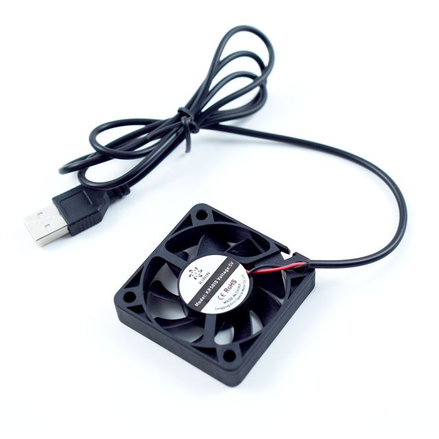 Factory 5CM Micro Electric Cooling Fan 5V DC Brushless 50x50x10 50mm Oil Bearing Plastic Blades Mini Vertical Axial Flow Fan OEM