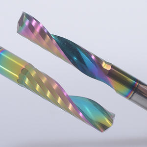 ดอกกัดคาร์ไบด์แบบฟลุตเดียว ทำจากทังสเตนสตีล สำหรับเครื่อง CNC ตัดไม้ อะคริลิก - Product Image 5