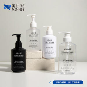 Minnie Comfortable 300ml <b>Pump</b> <b>Bottle</b> Recycling Large Capacity For Soap Lotion Shower Gel - Product Image 3